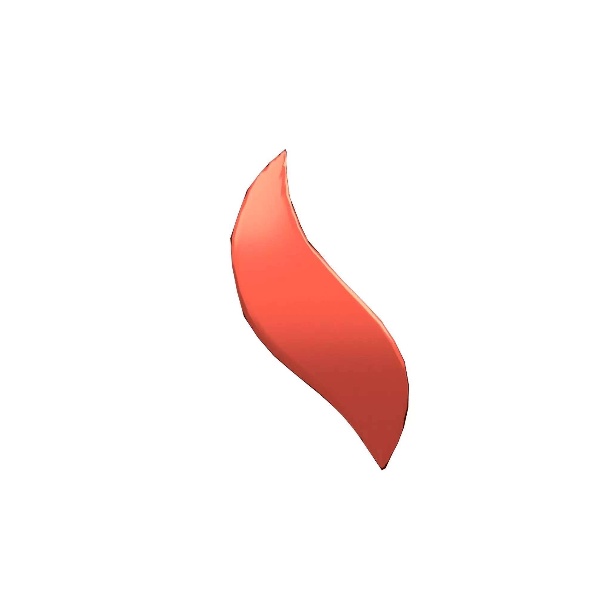 Fire Symbol v8 008 Low-poly 3D model_0