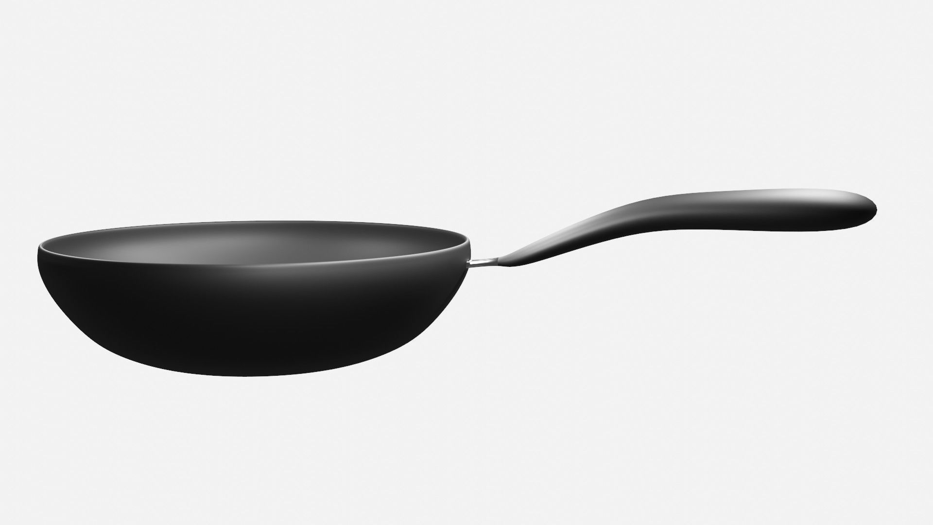 Frying pan 3D model_2