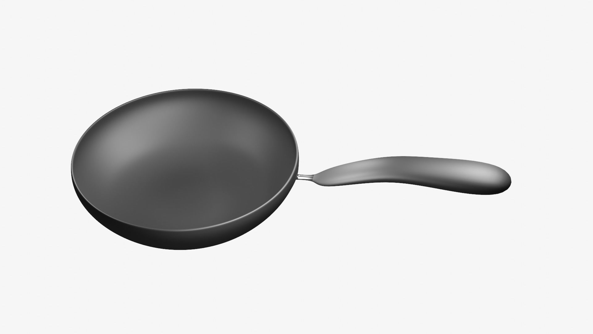 Frying pan 3D model_3