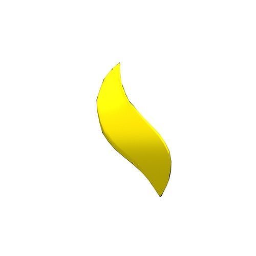 Fire Symbol v8 013 Low-poly 3D model