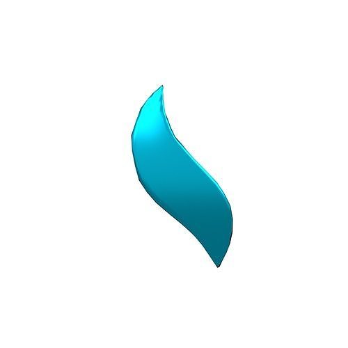 Fire Symbol v8 014 Low-poly 3D model