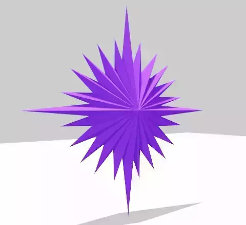 3D Star Sirius Large