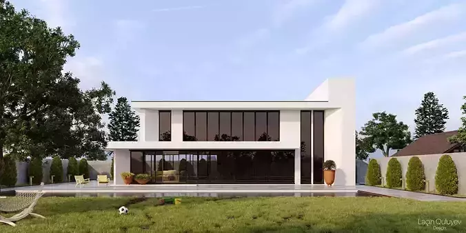 CGI - Architectural Visualization scene 3D model
