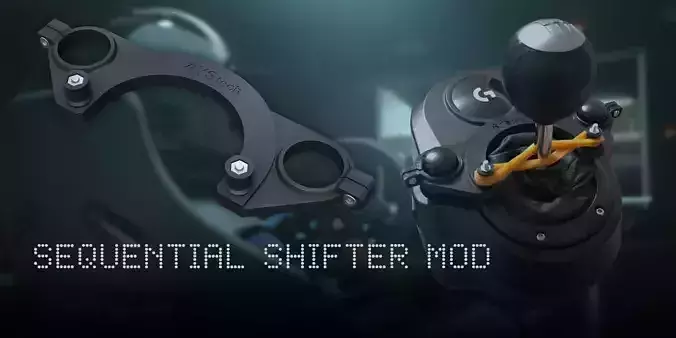 Sequential Shifter Mod for Logitech G29 H-shifter 3D print model
