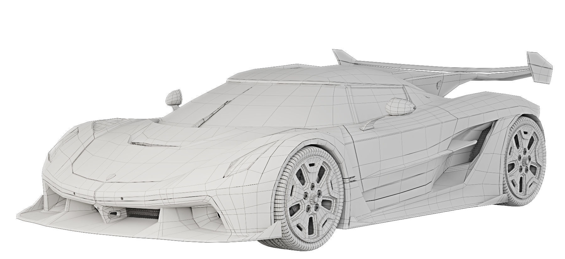 Koenigsegg Jesko 2019 3D model_17