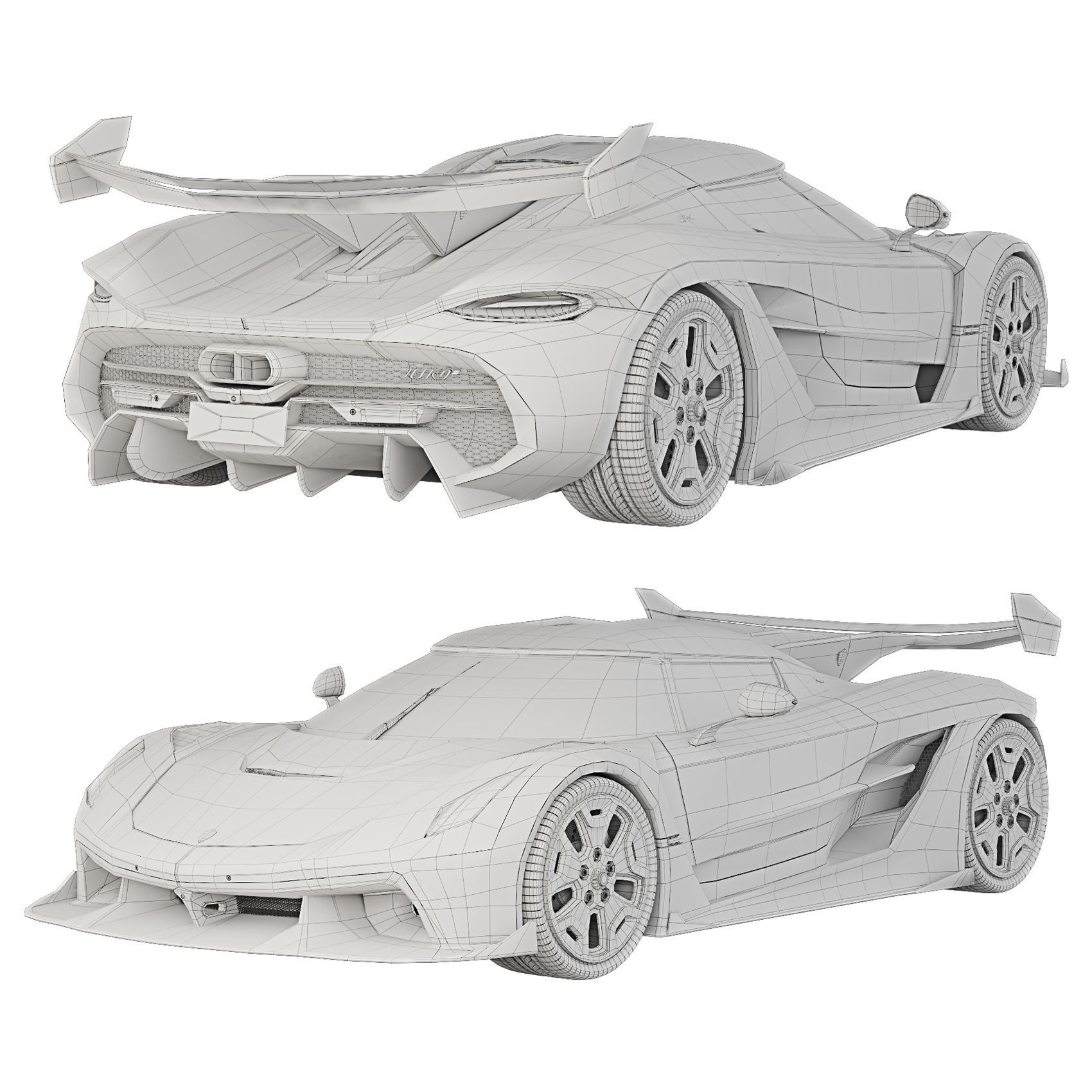 Koenigsegg Jesko 2019 3D model_10