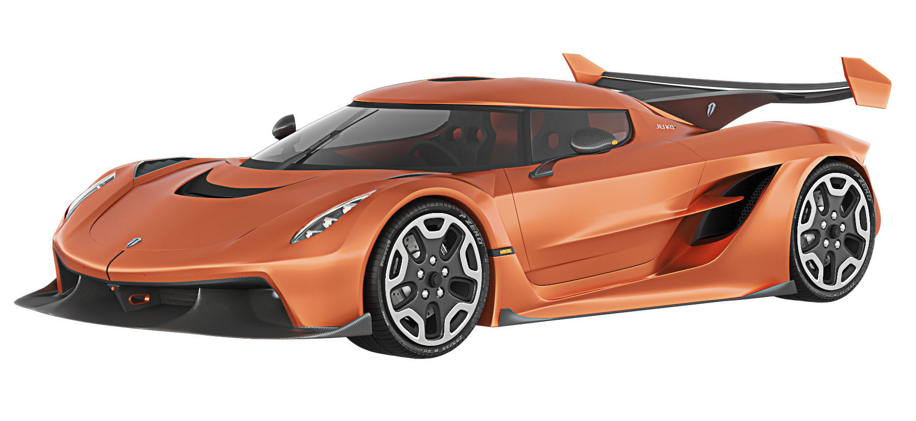 Koenigsegg Jesko 2019 3D model_9