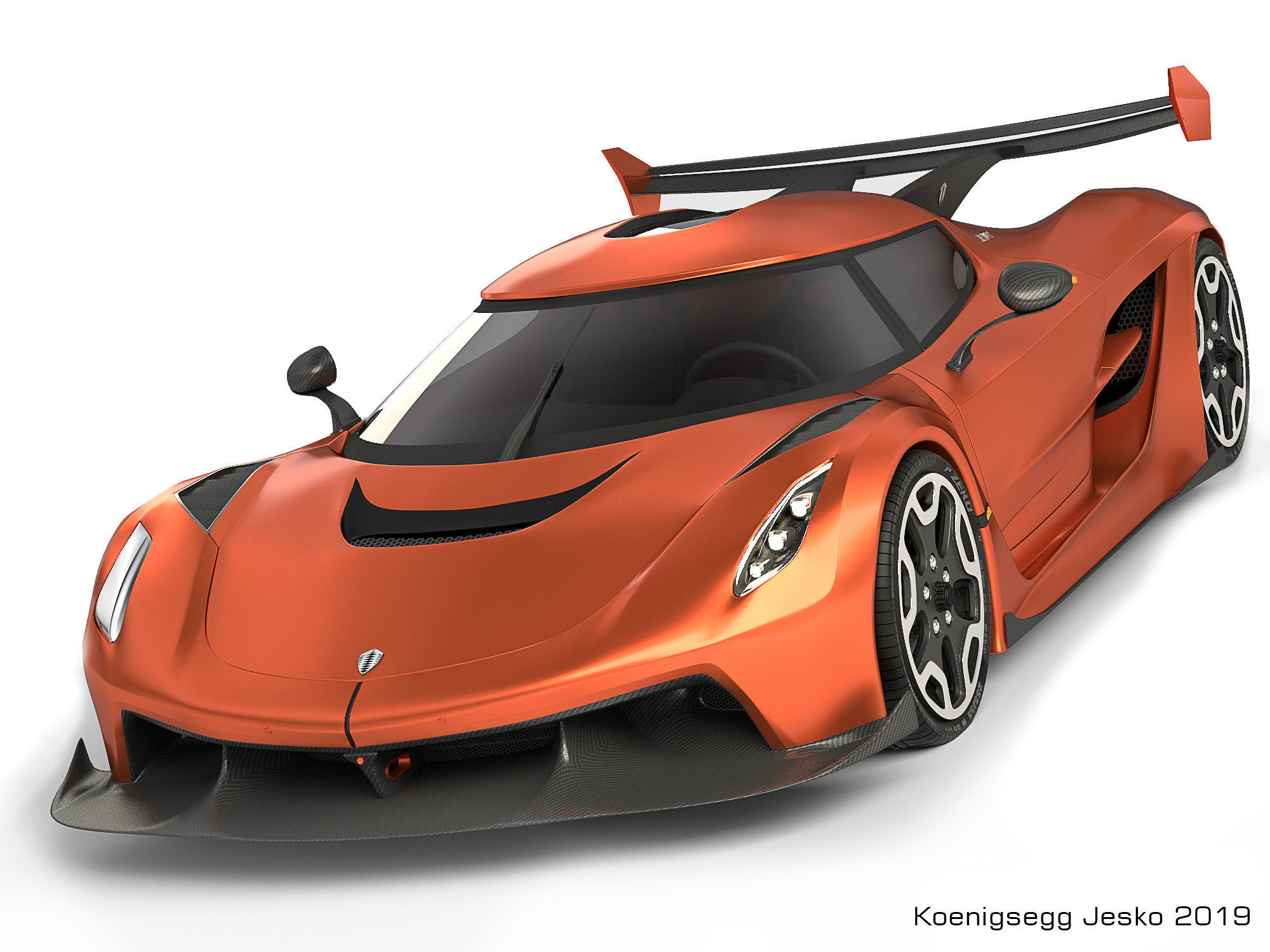 Koenigsegg Jesko 2019 3D model_2