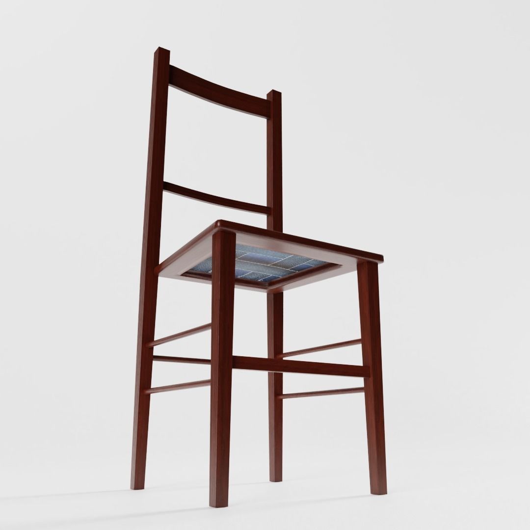 Antique Chair 3D model_1