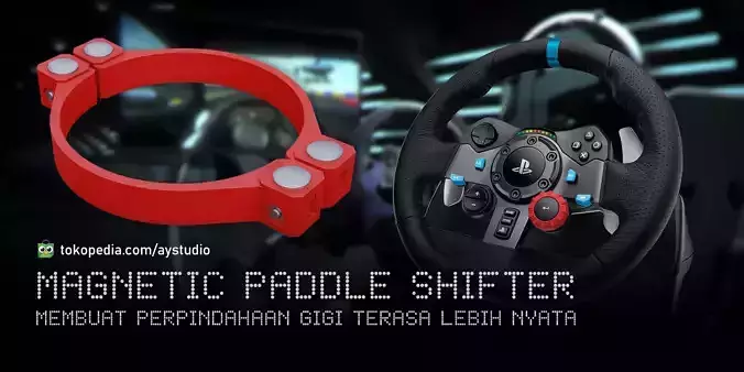 Magnetic Paddle Shifter for Logitech G29 3D print model