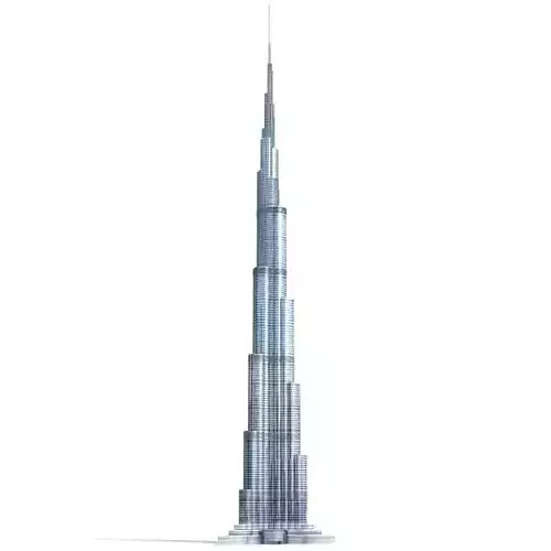 Burj Khalifa 3D model