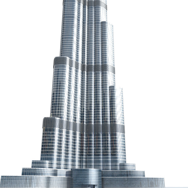 Burj Khalifa 3D model_3