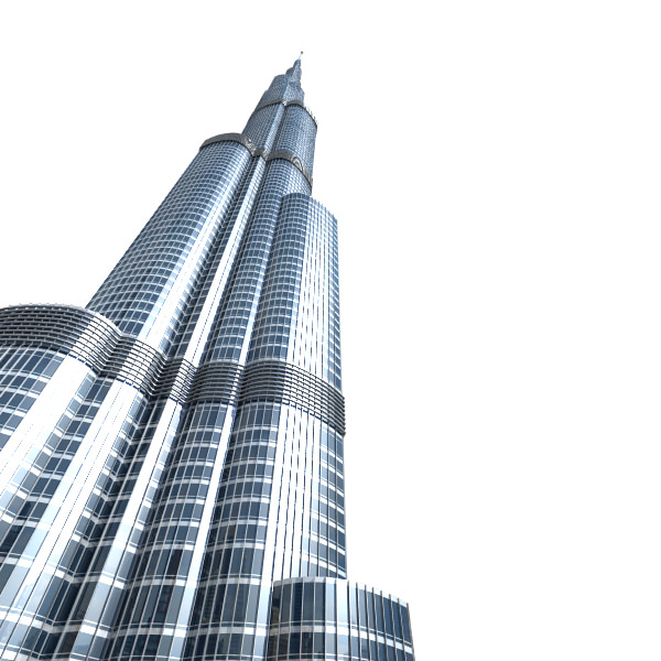Burj Khalifa 3D model_2