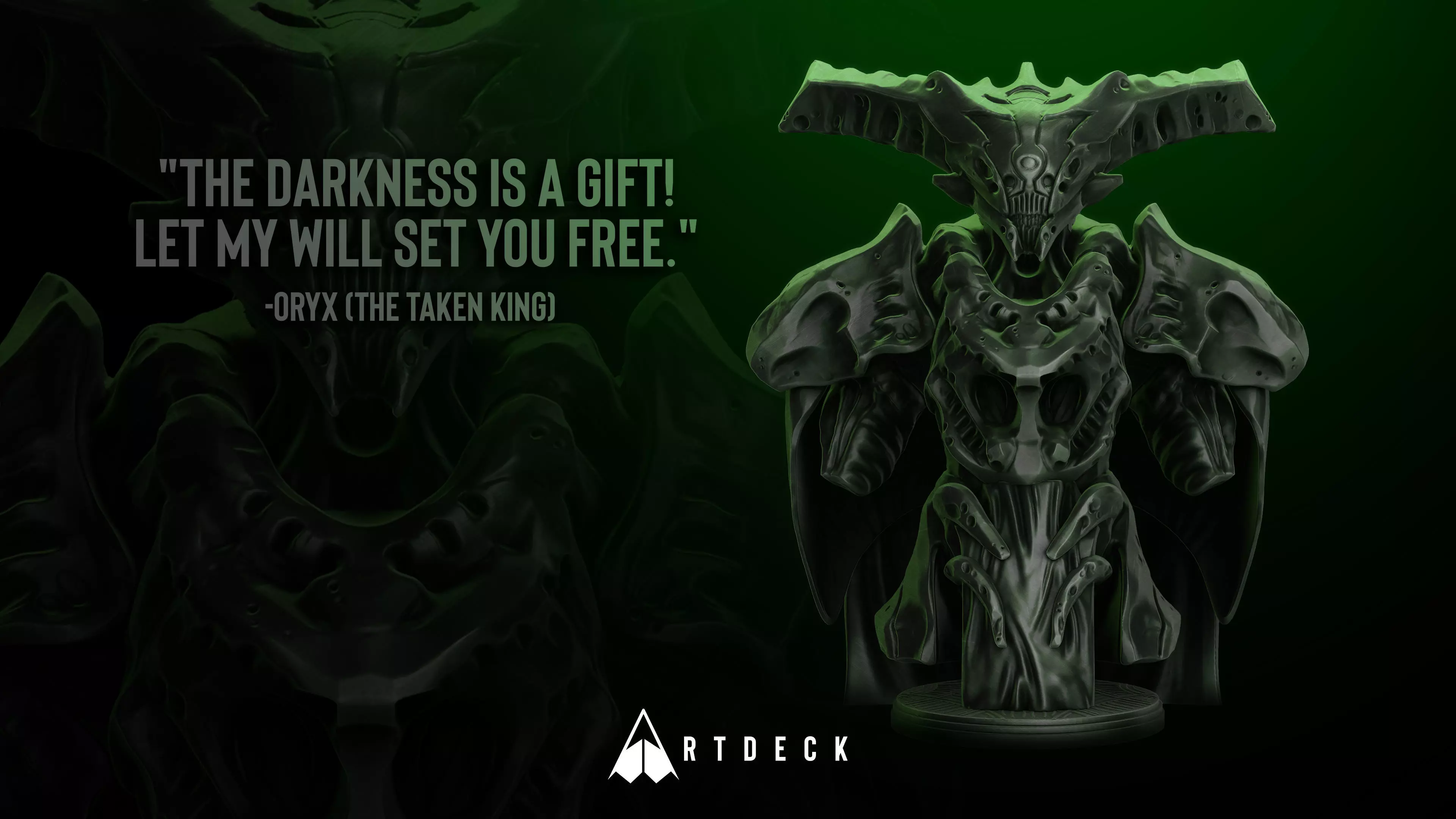 Oryx The Taken King Free 3D print model