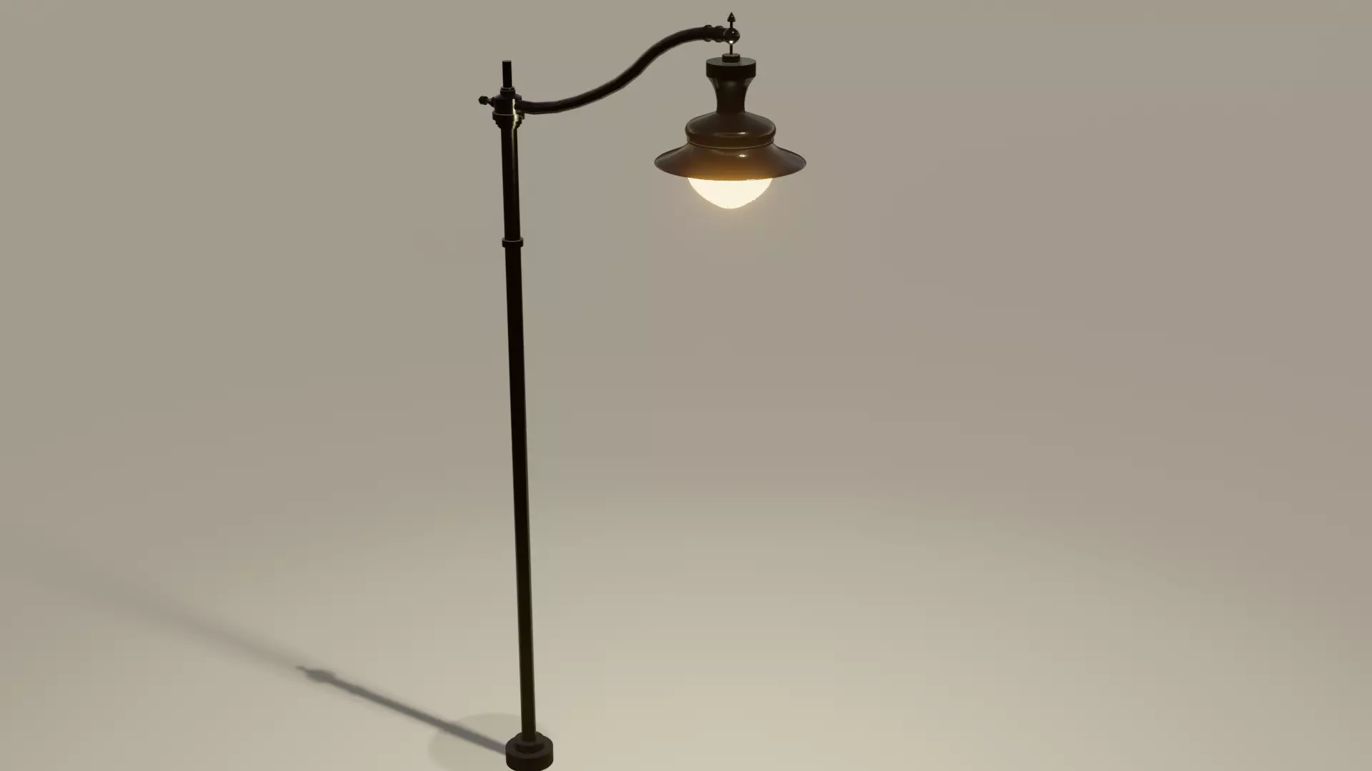 street light Free low-poly 3D model