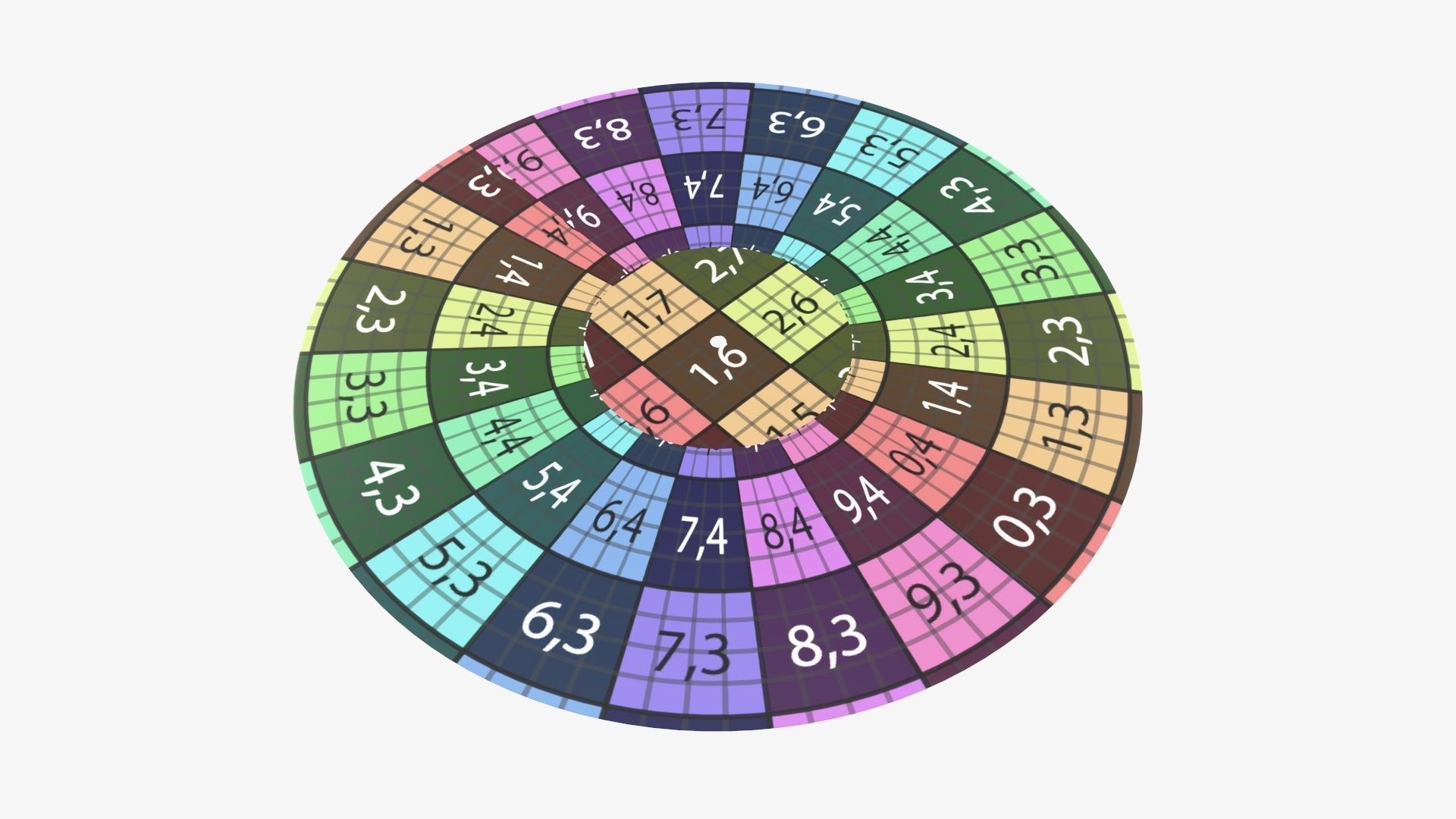 Vinyl record mockup 02 3D model_5