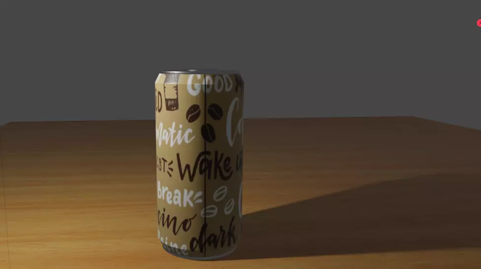 Cold Coffee Can Free 3D model