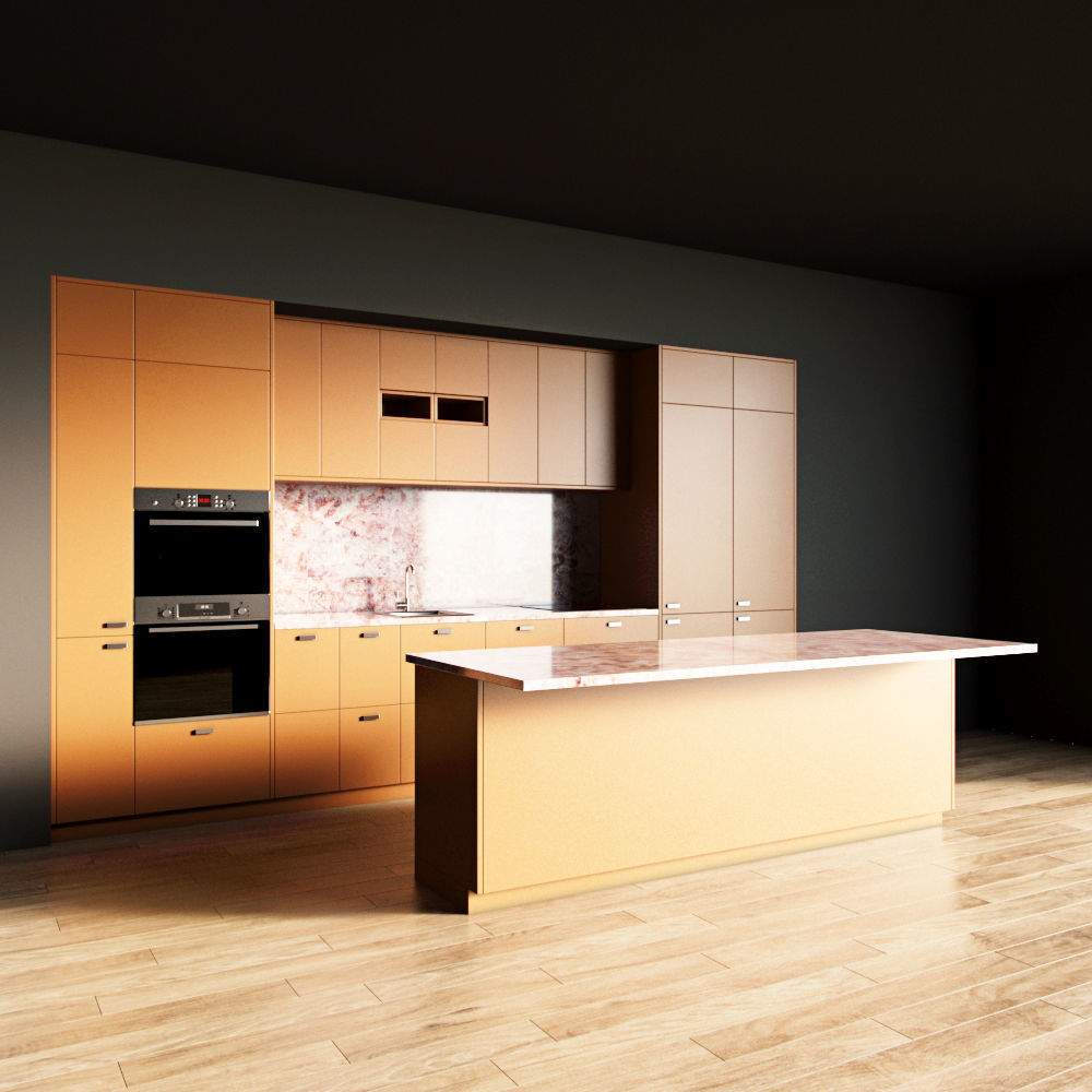 104-Kitchen8 matte 9 3D model_1