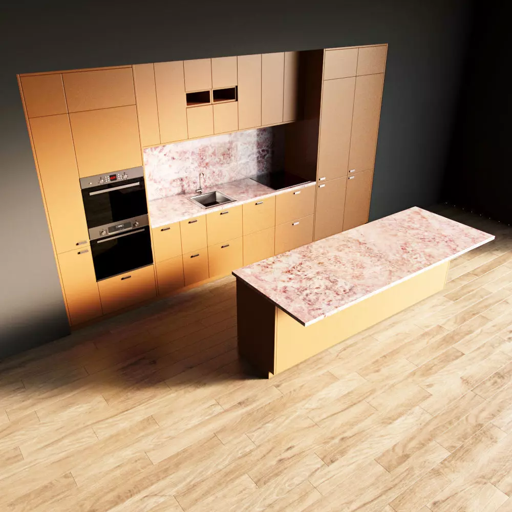 104-Kitchen8 matte 9 3D model_0