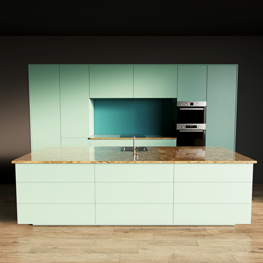 90-Kitchen6 matte 8 3D model_2