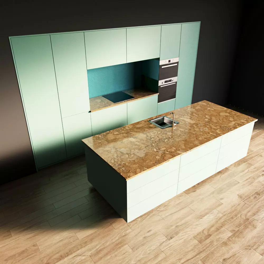 90-Kitchen6 matte 8 3D model_0