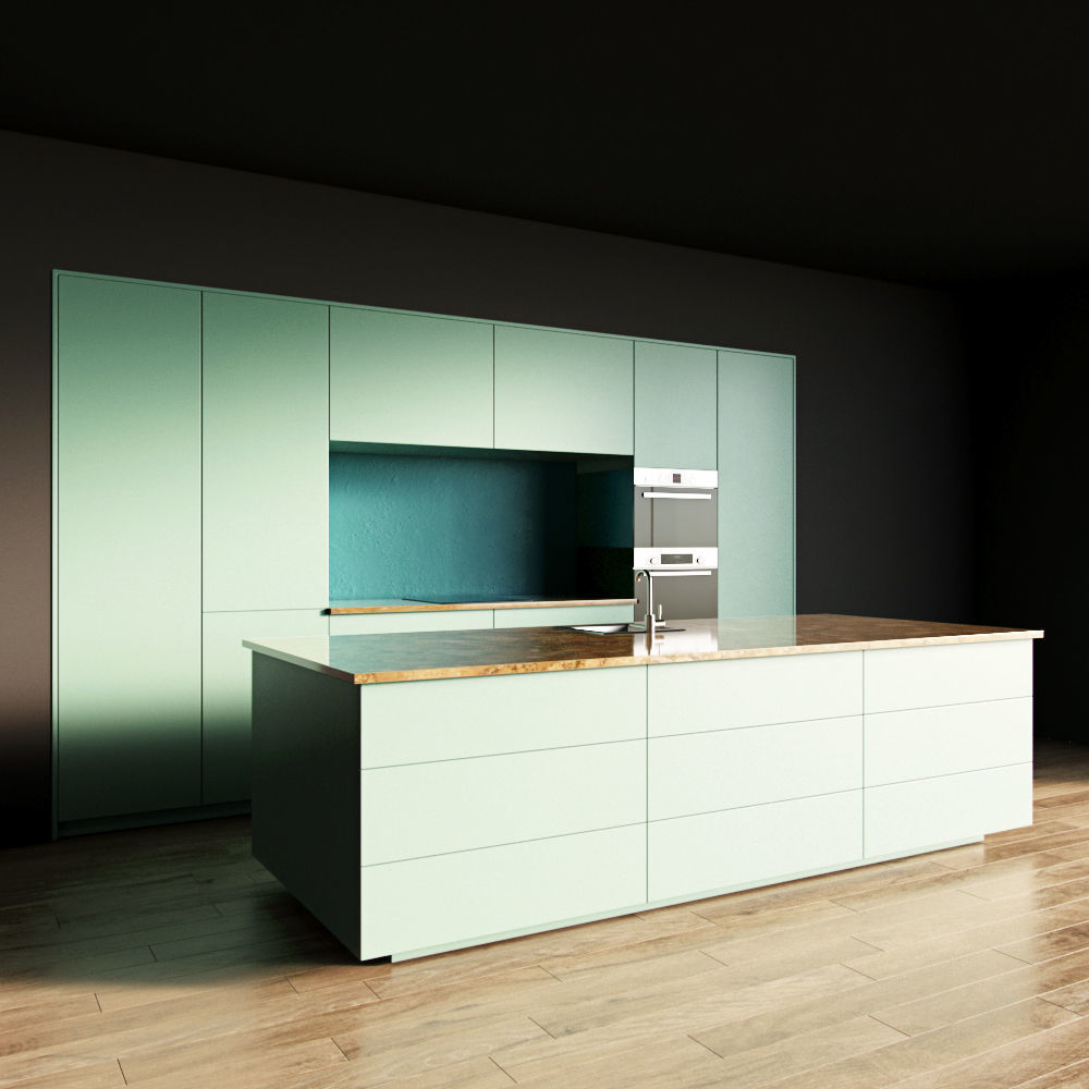 90-Kitchen6 matte 8 3D model_1
