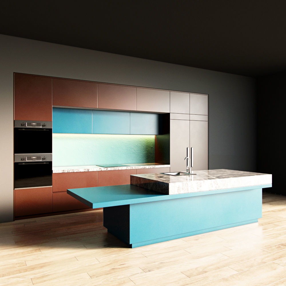 97-Kitchen1 matte 9 3D model_1