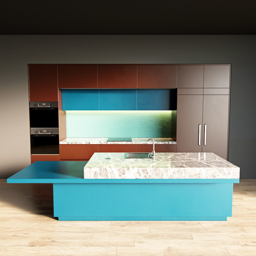 97-Kitchen1 matte 9 3D model_2