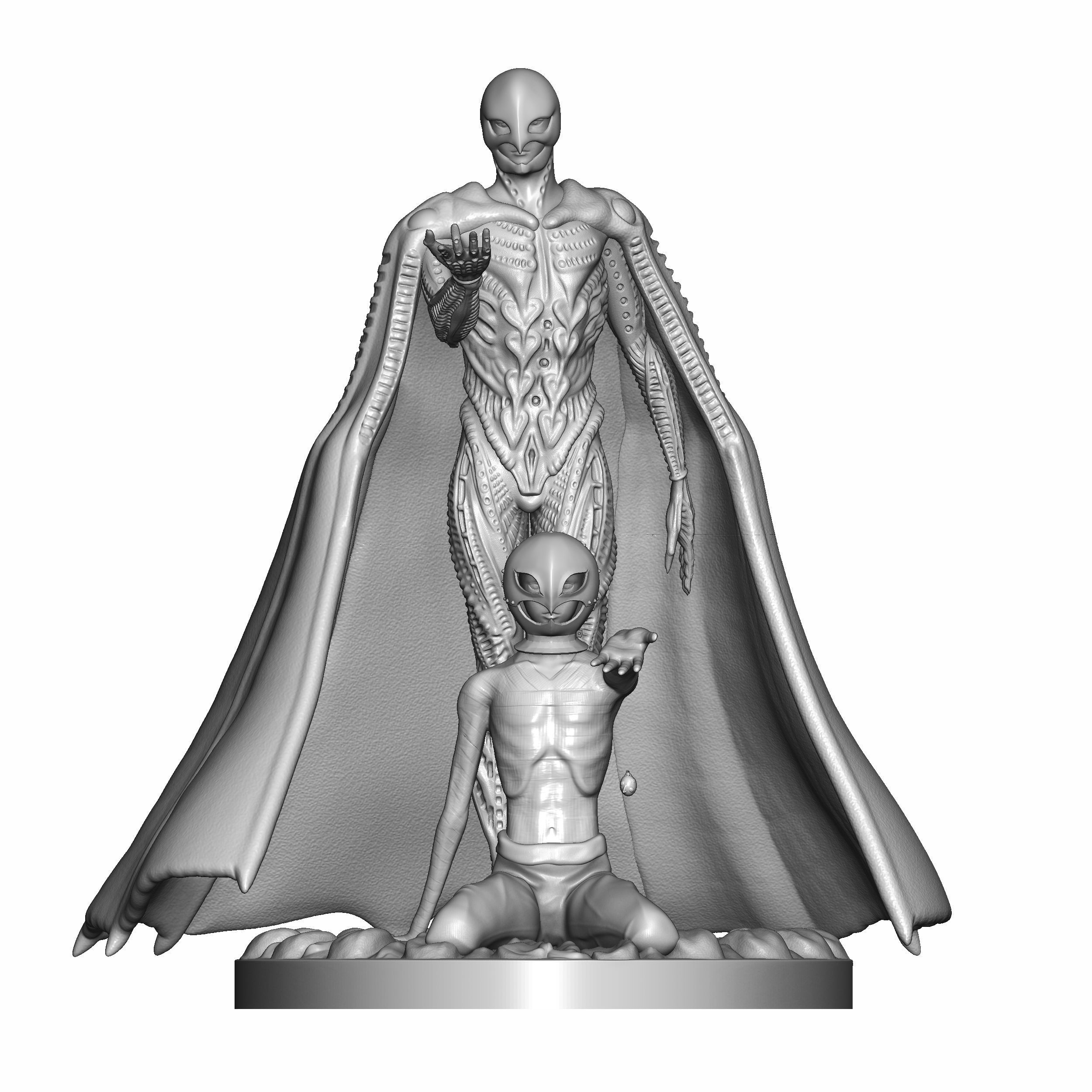 Berserk Femto and Griffith Fanart 3D print model 3D print model_2
