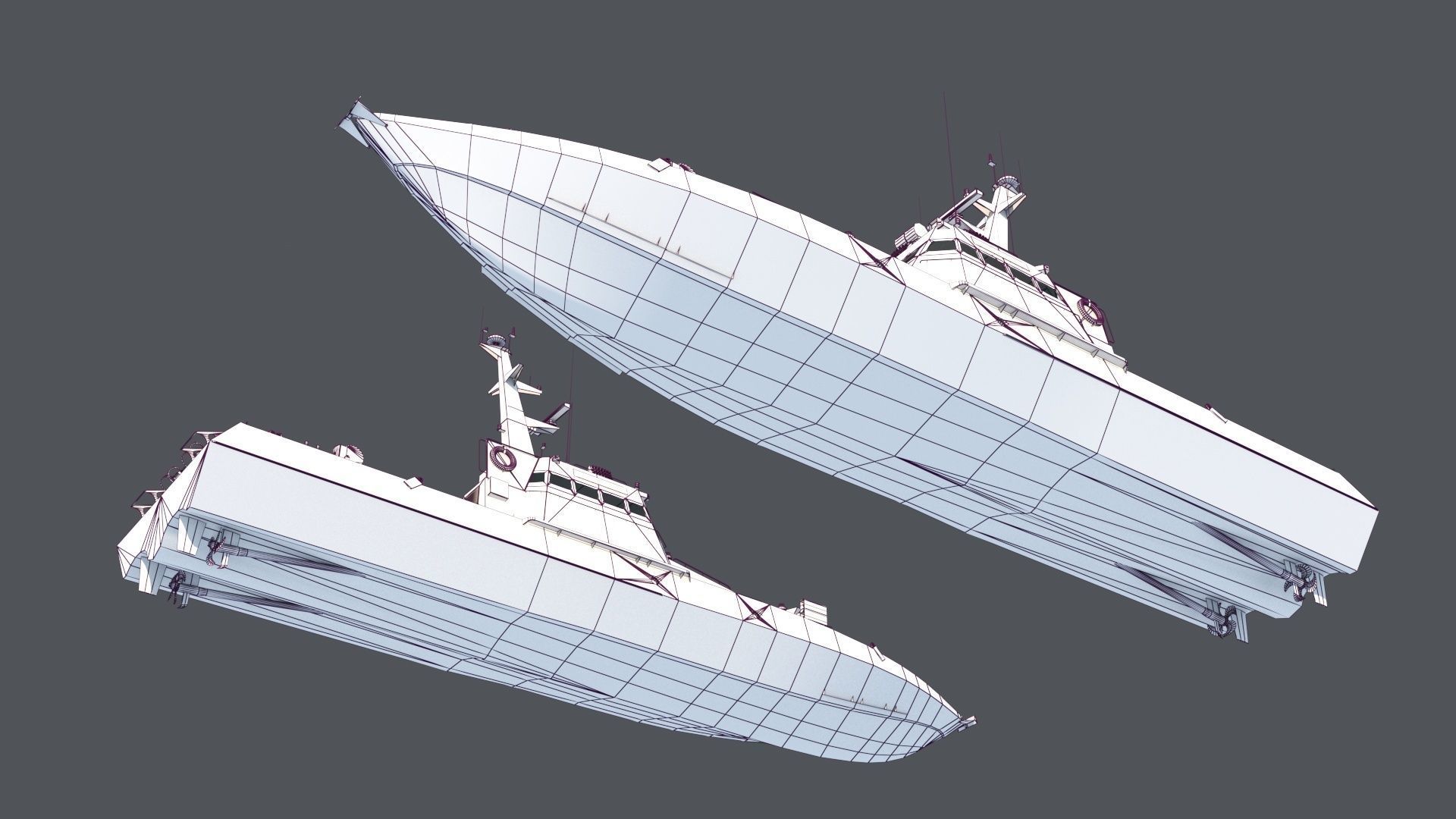 Gyurza-M class artillery boat 58155 Low-poly 3D model_17