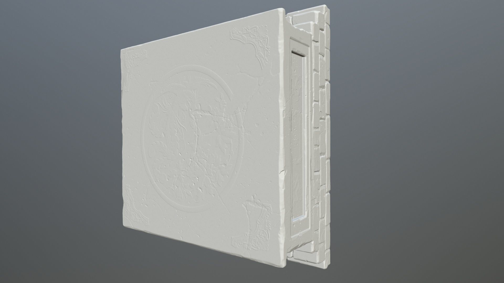 base 4 tombstone 3D print model_8