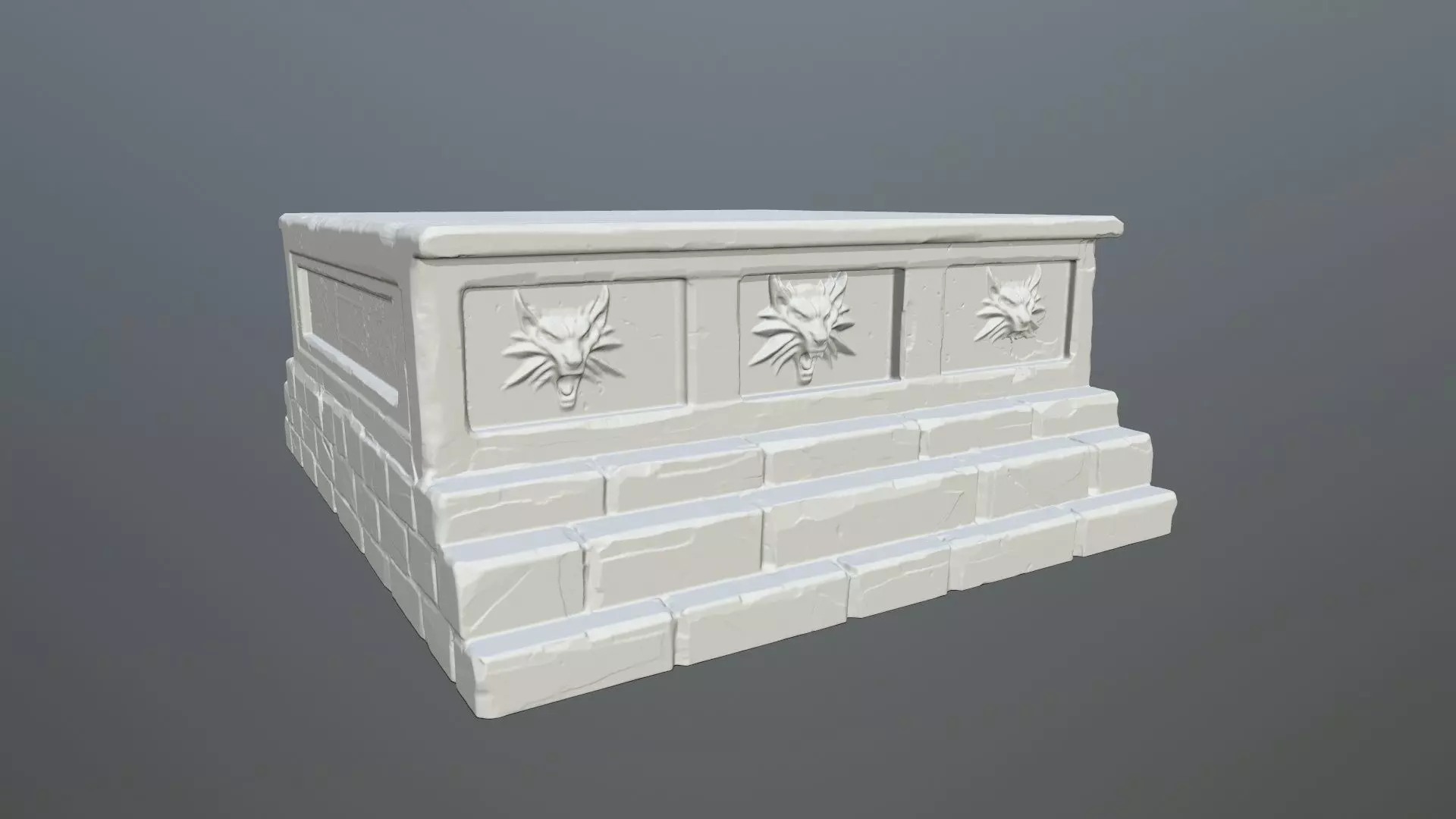 base 4 tombstone 3D print model_0