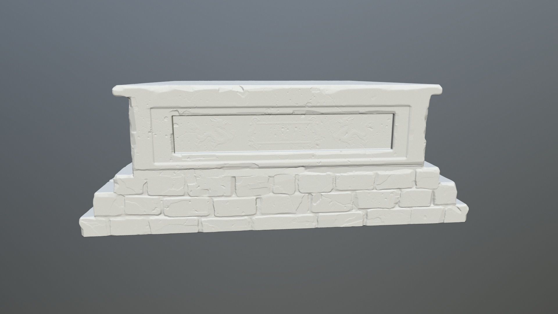 base 4 tombstone 3D print model_5