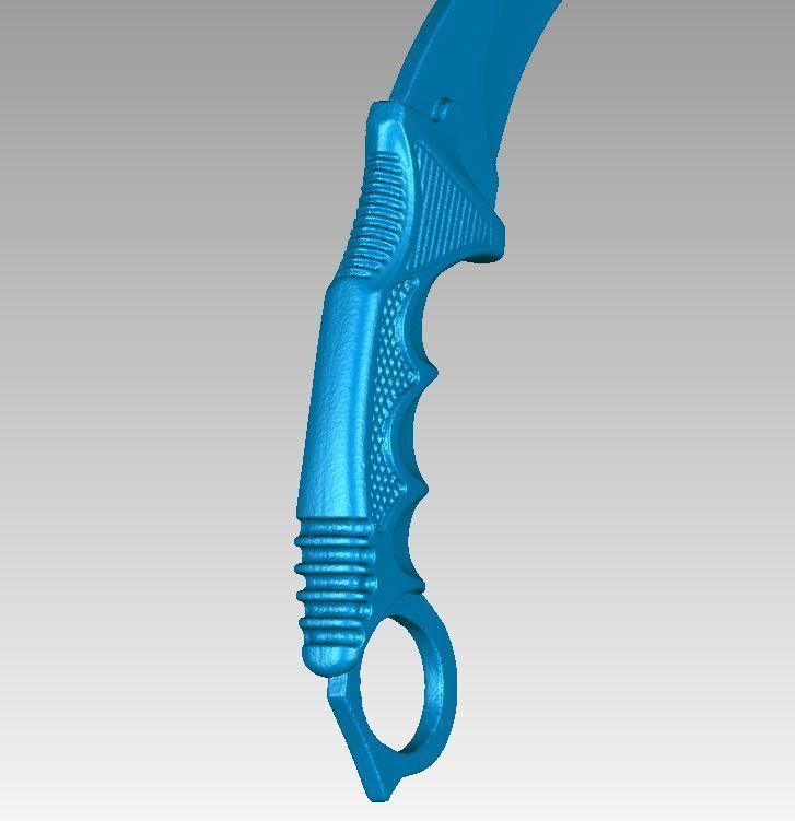 Real Karambit Knife Replica 3D Scan 3D print model_6