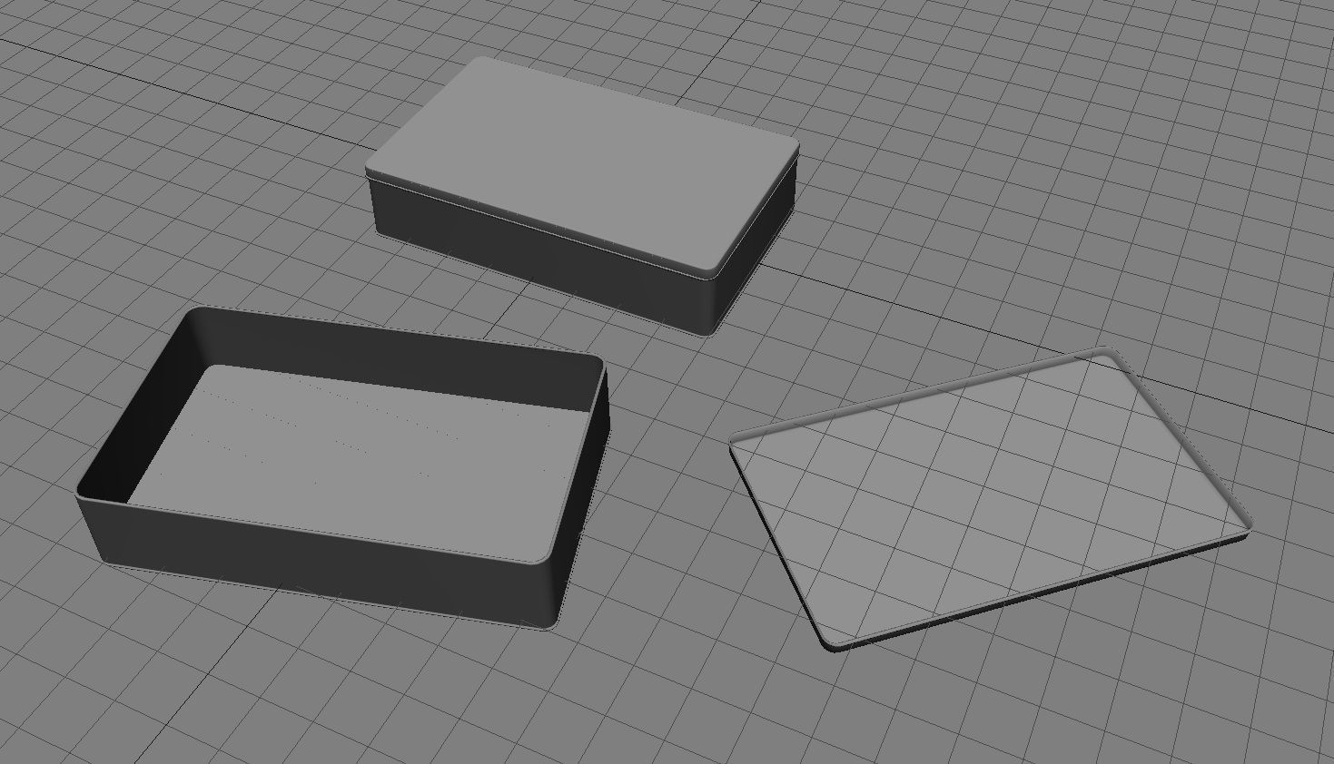 Box Container 3D Model Low-poly 3D model_6