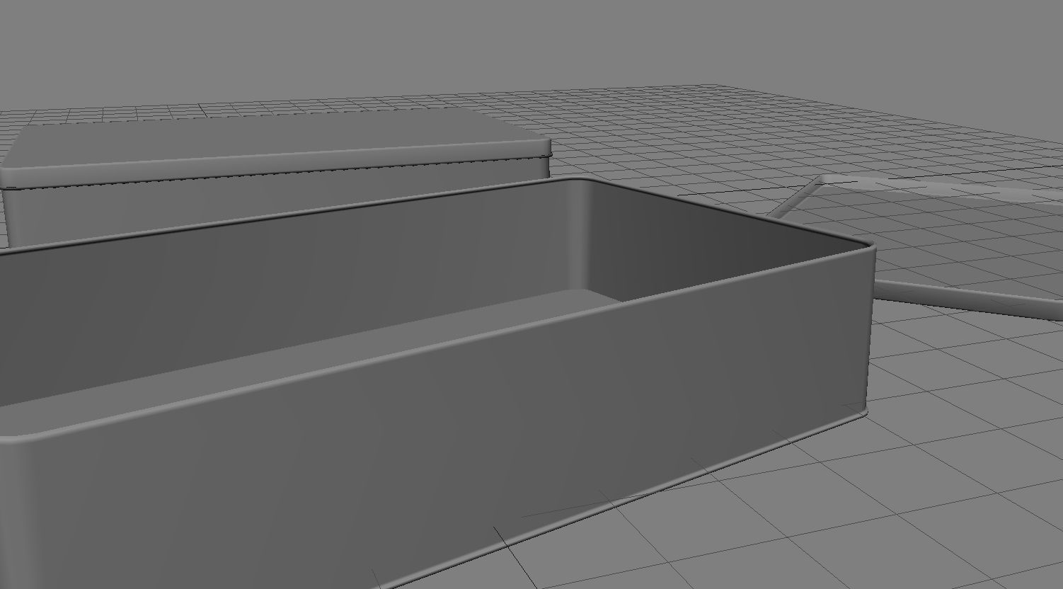 Box Container 3D Model Low-poly 3D model_8