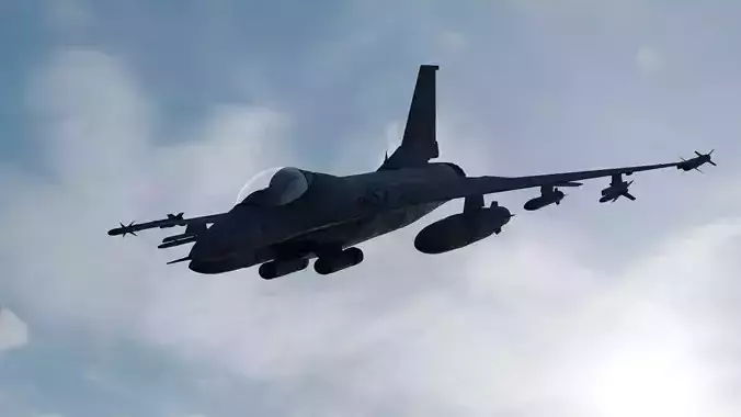 Fighter jet 3D model