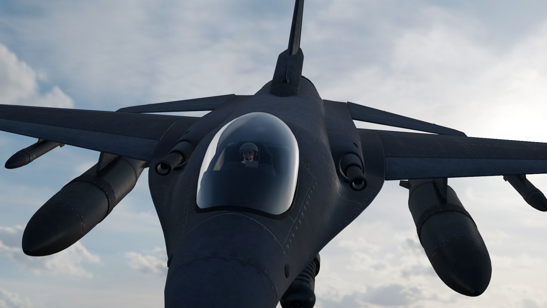 Fighter jet 3D model 3D model_2