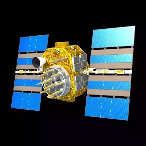 GPS Satellite 3D model
