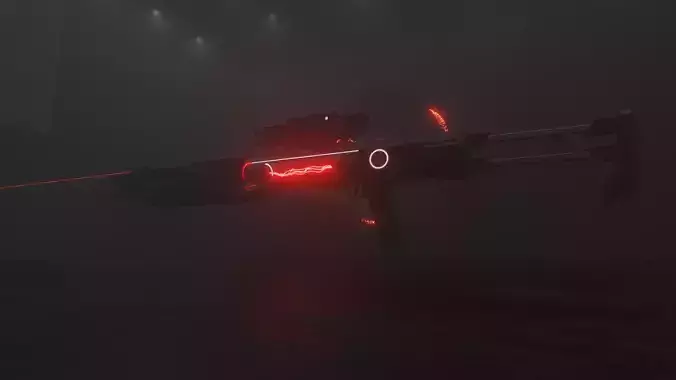 Sci Fi energy weapon 3D model