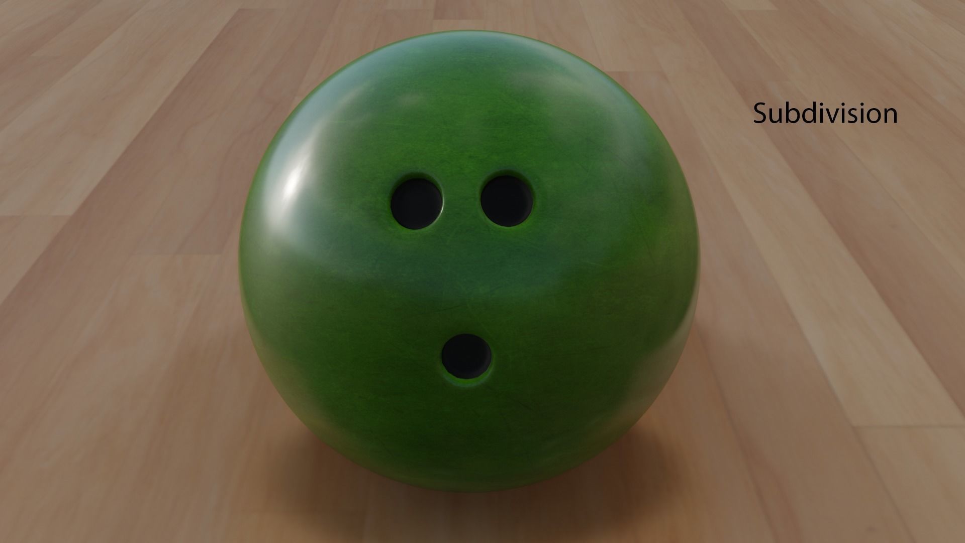 Bowling Pins and Ball Low-poly Game Ready 3D Models Low-poly 3D model_8