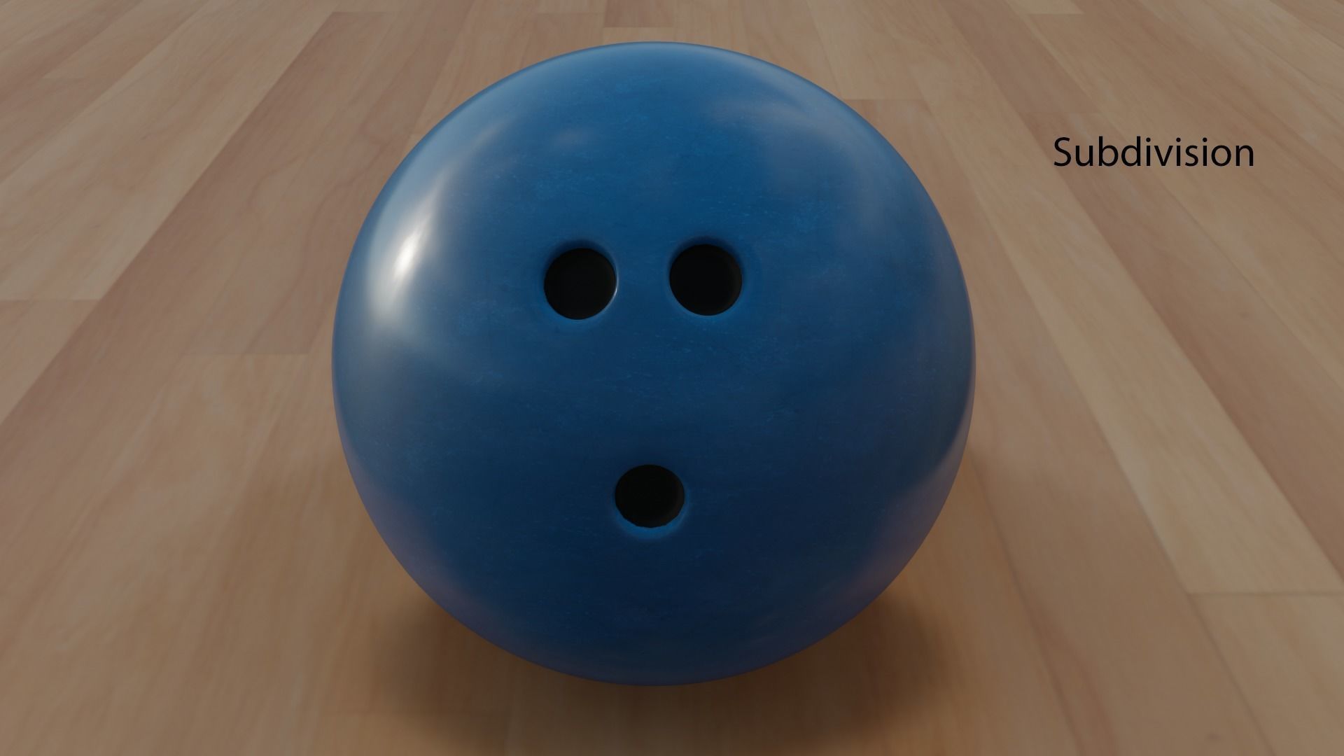 Bowling Pins and Ball Low-poly Game Ready 3D Models Low-poly 3D model_4