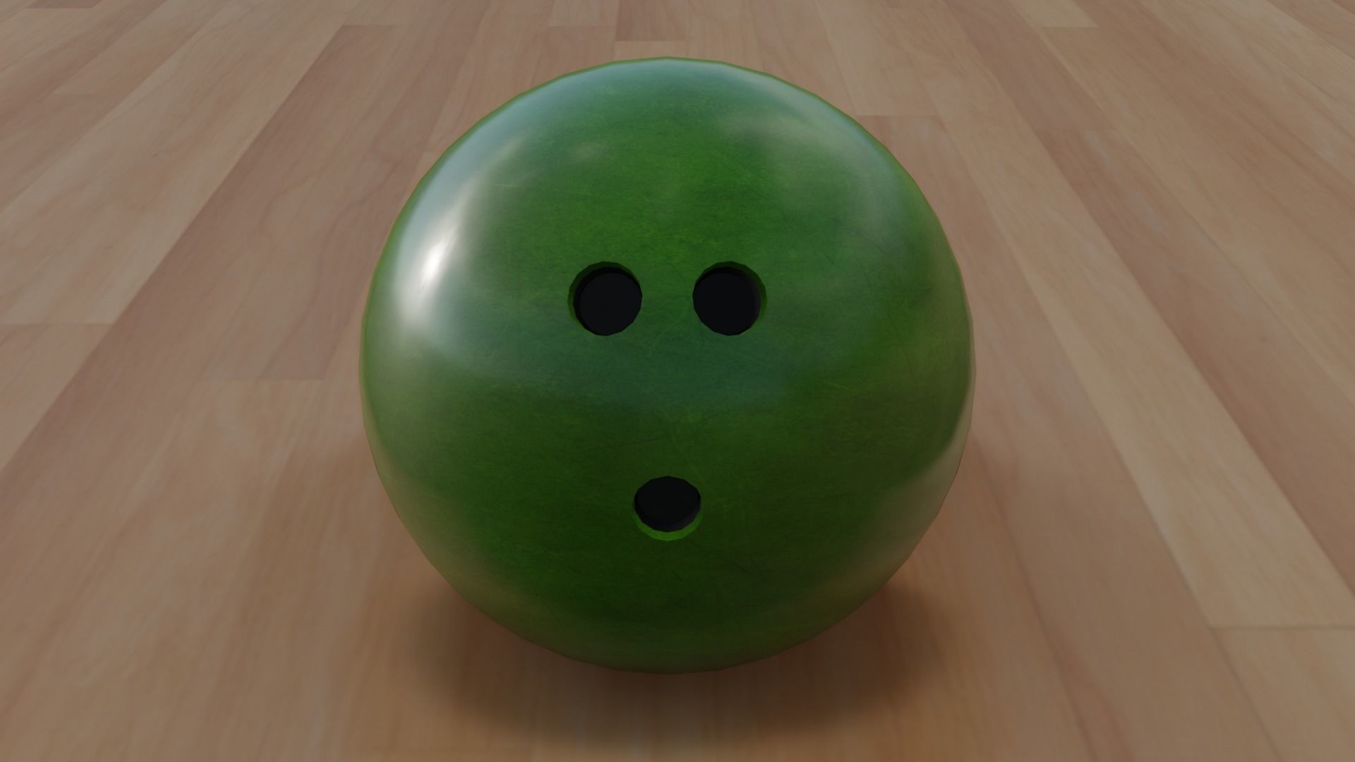 Bowling Pins and Ball Low-poly Game Ready 3D Models Low-poly 3D model_7