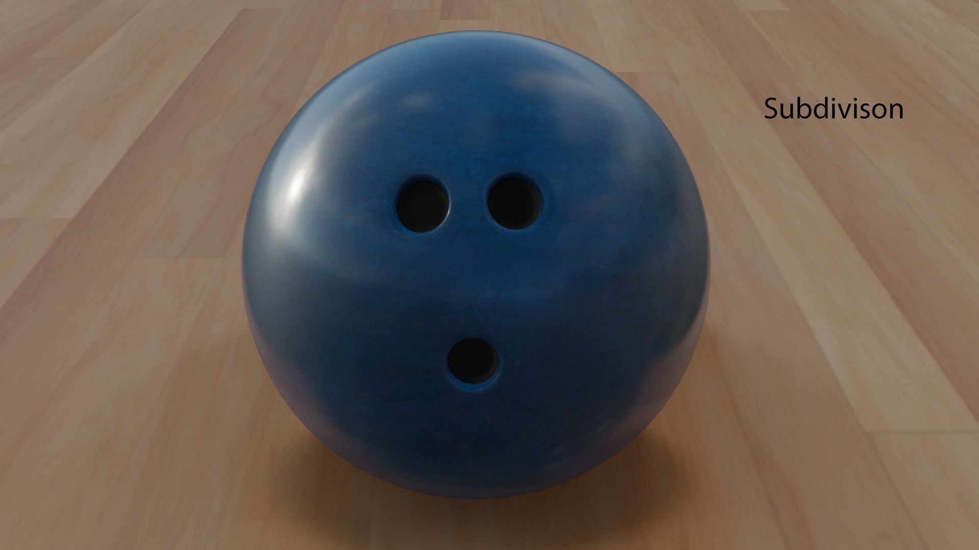 Bowling Pins and Ball Low-poly Game Ready 3D Models Low-poly 3D model_6