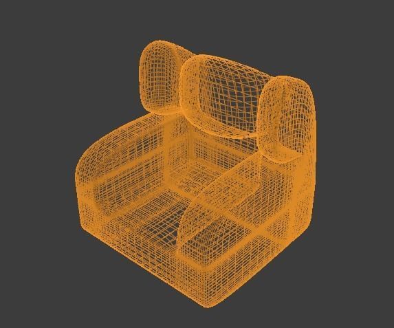 New type chair 3D print model_2