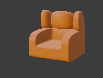 New type chair 3D print model_1