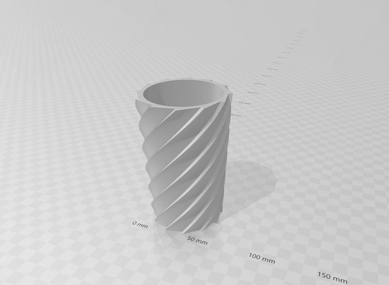 pen holder with secret compartment 3D print model_4