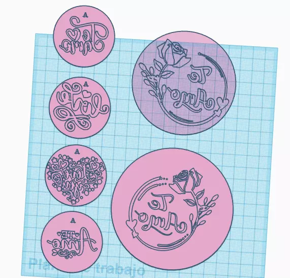 San Valentin Sellos 3D print model_0