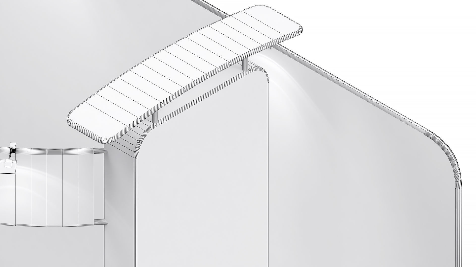 Exhibition booth 10x20ft 3DM022 3D model_9