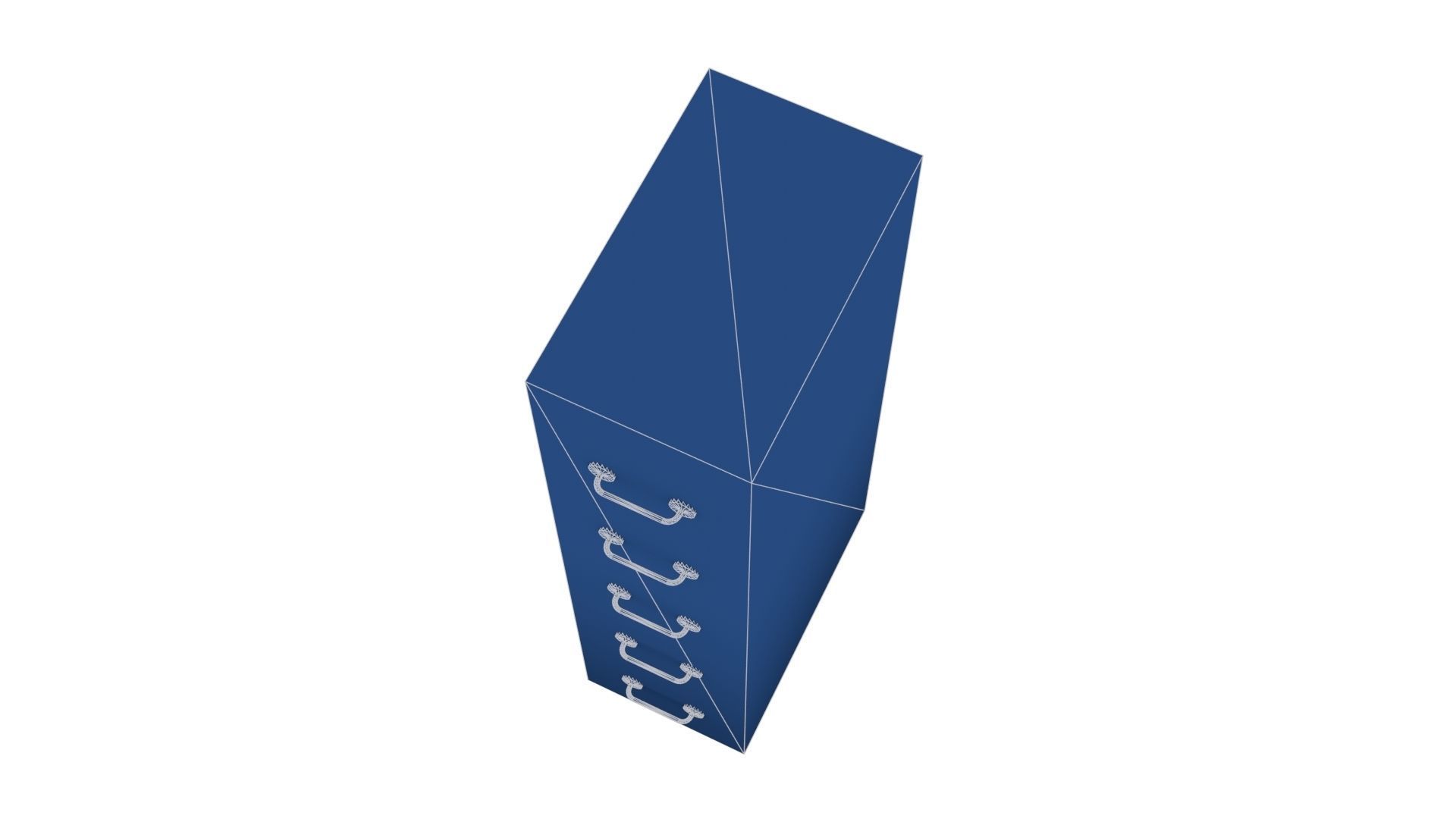 Filing Cabinet Low-poly 3D model_24